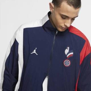 👉 Trainingsjack blauw XS male france mannen Air Jordan voor heren - 194274908213