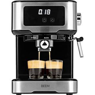 👉 Espressomachine zilverkleur zwart unisex dubbele espresso Espresso-Select-Touch BEEM Zilverkleur::Zwart 4060449050154