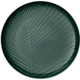 👉 Bord donkergroen porselein groen Villeroy & Boch - It's My Match Green Leaf 4003686362659