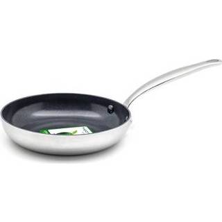 👉 Koekenpan zilver RVS GreenPan Barcelona Evershine � 20 cm - 4895156646570