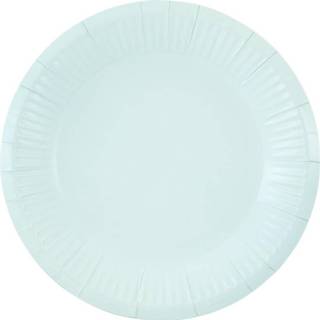 Hema Gebaksbordjes karton blauw papier Γ17.5cm Gebaksbordje blauw karton papier HEMA Gebaksbordjes Γ17.5cm - 8 Stuks 8720354074022