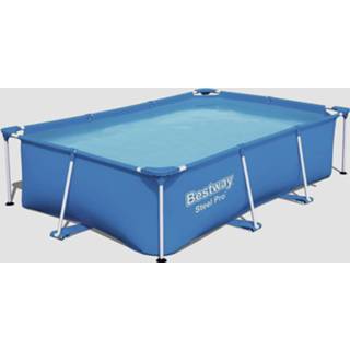 👉 Steel staal onesize kinderen blauw Bestway pro rechthoek 259 6942138949575