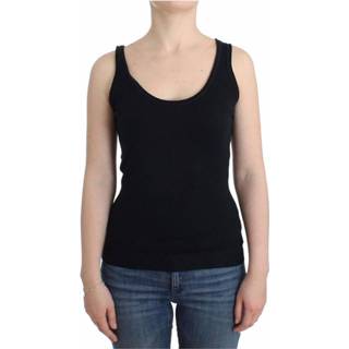 👉 Sleeveless vrouwen zwart top 9355692077405