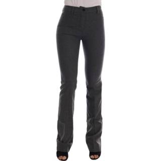 👉 Vrouwen grijs Wool Stretch Slim Pants 9355692008607