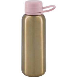 HEMA Waterfles 300ml Rvs Goud/roze