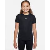 👉 Zwart wit s meisjes kinderen Nike Dri-FIT One Meisjestop met korte mouwen - Black/White Kind 195237949953