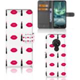 👉 Lippen stift Nokia 7.2 | 6.2 Telefoon Hoesje Lipstick Kiss 8720091657144