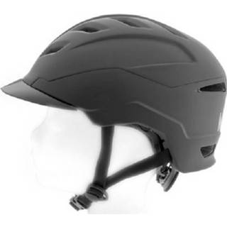 👉 Helm kunststof zwart Mirage Hi-speed 58-61 Cm Eps Matzwart Maat L/xl 8719817714049