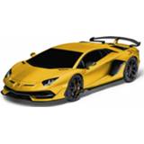 👉 Geel kunststof jongens Rastar Rc Lamborghini Aventador Svj 1:24 27 Mhz 4042774452186