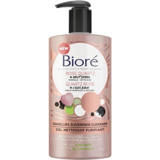 👉 4x Bioré Rose Quartz en Houtskool Dagelijks Zuiverende Cleanser 200 ml