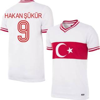 👉 Voetbalshirt wit Turkije Retro 1979-1980 + Hakan Sukur 9
