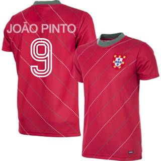 👉 Voetbalshirt s rood Portugal Retro 1984 + João Pinto 9 - 5059067684680