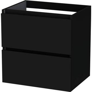 👉 Onderkastje zwart mat spaanplaat hangend loft geassembleerd Tiger onderkast 60cm 4008911640168