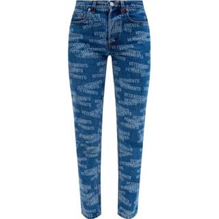 👉 Spijkerbroek m vrouwen blauw Jeans with logo