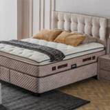 👉 Dekbed Discounter Opbergboxspring Monte Carlo 140 x 200, Montagekeuze: Incl. Montage