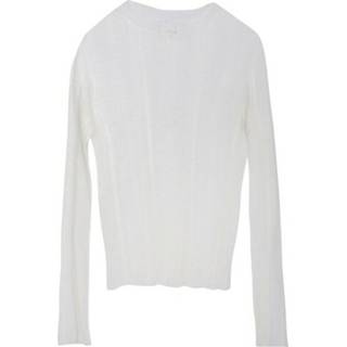 👉 XL vrouwen wit Maglia extrafine 1629362937183