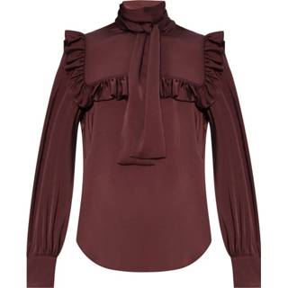 👉 Vrouwen rood Ruffled top