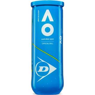 👉 Verpakking One Size geel Dunlop Australian Open 3 Stuks