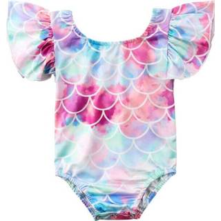 Tankini kinderen baby's meisjes Kids Pasgeboren baby Leuke 2018 Ruches Backless beachwear body infantil Eendelig Badpak - 3 to 4 Years 8719825048938