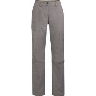 👉 Vaude - Women's Skomer Capri ZO Pants II - Trekkingbroek maat 48 - Regular, grijs