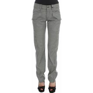 👉 Vrouwen zwart Checkered Cotton Casual Pants
