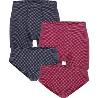 👉 Boxershort katoen grafisch mannen katoengehalte Boxershorts en sportslips per 4 stuks G Gregory Marine::Robijnrood 4055706735417