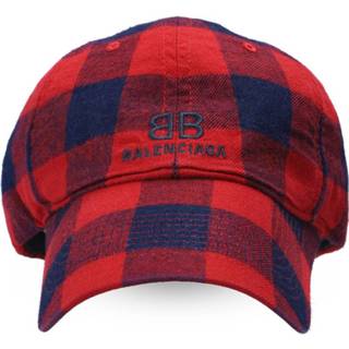 👉 Baseball cap l male rood Branded