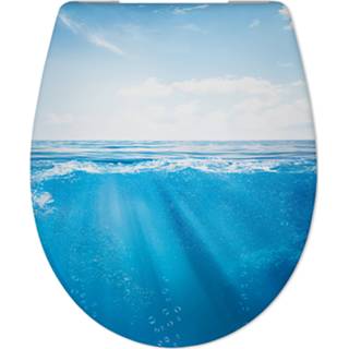 👉 Toilet zitting duroplast multicolor Sub Deep sea toiletzitting met softclose, 4016959187378