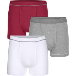 👉 Boxershort katoen effen mannen zuiver Boxershorts per 3 stuks G Gregory Bordeaux::Wit 4055706877278