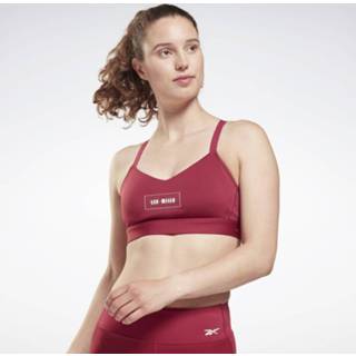 👉 Sport BH XS vrouwen Punch Berry Les Mills® Lux Strappy Sportbeha