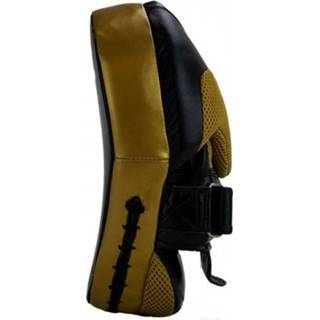 👉 Handpad goud active zwart Super Pro Combat Gear Curved Lederen Handpads - / 8720574150643