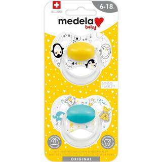 👉 Speen geel baby baby's Medela Original Fopspeen 6-18M - Sunshine Yellow 7610472874899