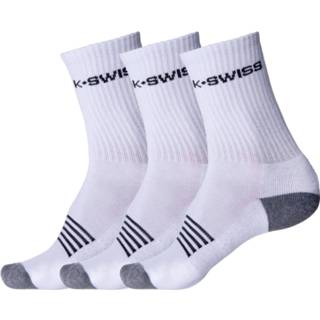 👉 Tennis sokken wit vrouwen K-Swiss Tennissokken Verpakking 3 Stuks Dames 192935201635