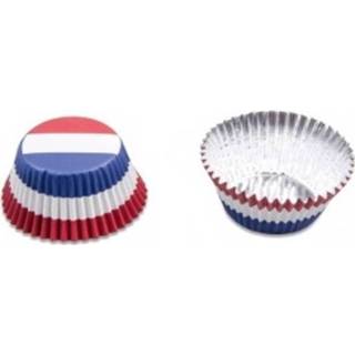 👉 Nederlandse vlag papier Cupcakevorm 50 Stuks - Städter 4018598336247