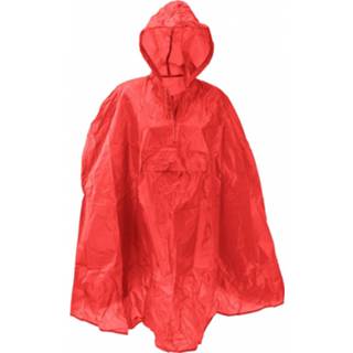 👉 Regen poncho PVC rood Free And Easy Regenponcho One Size Unisex 8719817383757