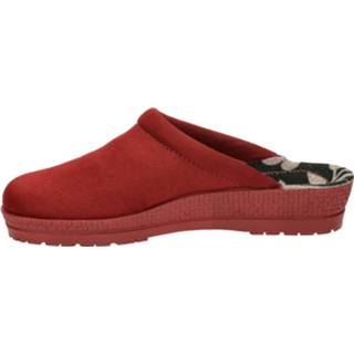 👉 Pantof fels suedine rood vrouwen Rohde pantoffels 8720251379572 872025137951