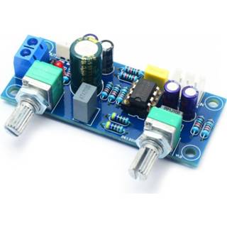 Subwoofer Low Pass Filter Bass Pre-AMP Amplifier Board Dual Power NE5532 Preamplifier DIY Kit