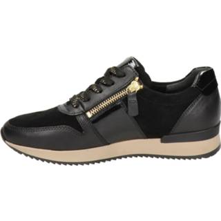 👉 Lage sneakers suede zwart vrouwen Gabor 8720251261891 872025126191