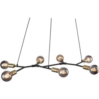 👉 Hang lamp goud l zwart Nordlux Hanglamp Josefine 7 lichts 91 cm 5704924001055