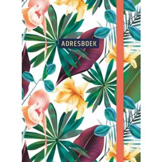 👉 Deltas Adresboek Tropical 14,8 Cm Papier/karton Groen