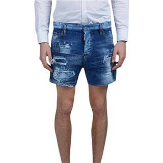 👉 Bermuda male blauw Bermudas Vaqueras