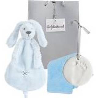 👉 Knuffeldoek blauw Knuffeldoekje Rabbit Richie blue 7430437064093