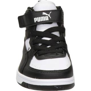 Hoge sneakers jongens zwart kunstleder Puma Rebound Joy 8720251208391