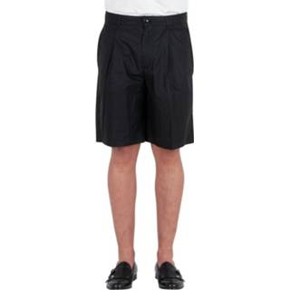 👉 Bermuda male zwart 1 Pince Shorts