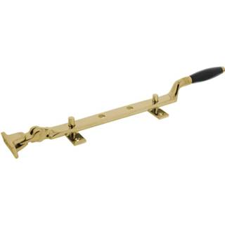 👉 Raamuitzetter messing gelakt Intersteel Ton met 2 stelpennen - gelakt/ebbenhout 8714186473290