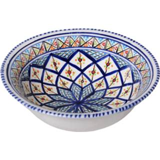 👉 Serveerschaal aardewerk multikleur Saladier Shebka Ø 30 Cm Ss.ae.30 Dishes & Deco 8719244400683