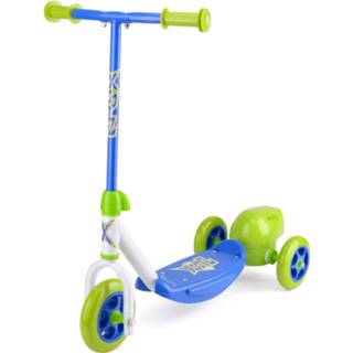 👉 Kinderstep groen blauw aluminium kinderen jongens Xootz 3-wiel Bubble Scooter Voetrem Groen/blauw 5031470230630