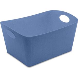 👉 Koziol Opbergbox Boxxx L Organic 15 Liter Blauw