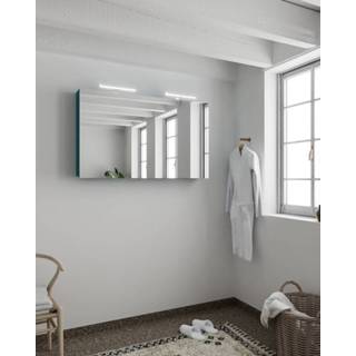 👉 Spiegel kast MDF smag mat MONDIAZ CUBB spiegelkast 120x70x16cm kleur met 2 deuren NV76341812 6011437442497
