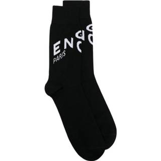 👉 Sock male zwart Refracted Logo Knit Socks